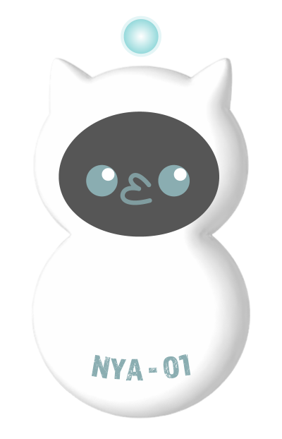 大阪のホームページ制作applismの公式キャラクター「にゃんこす」