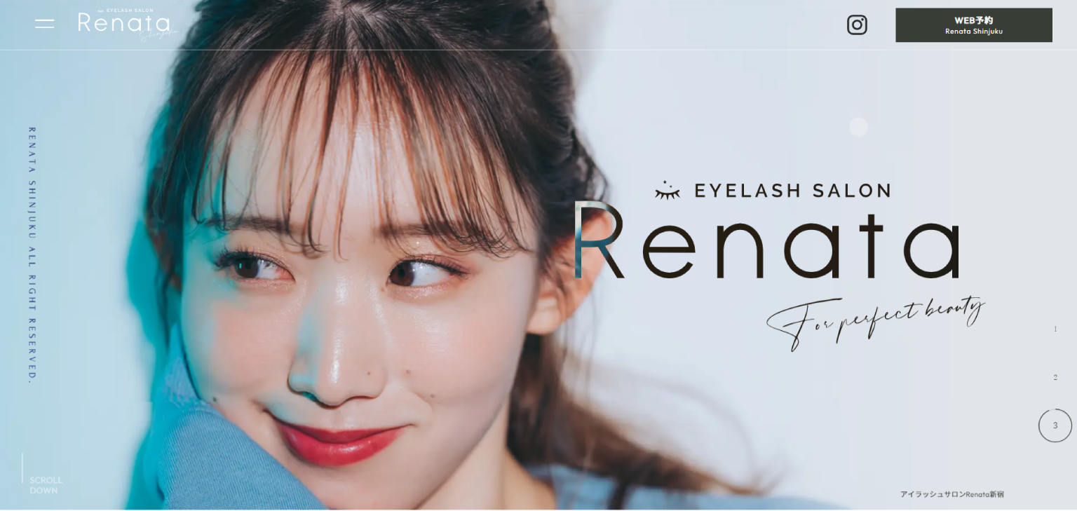 まつエク・アイラッシュサロンのホームページ制作・デザイン